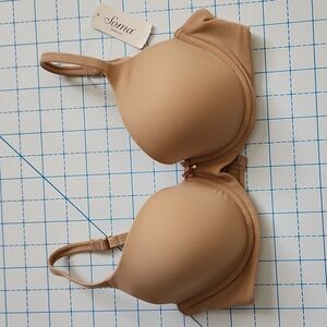 Embraceable Full Coverage Bra 34C Soft Tan